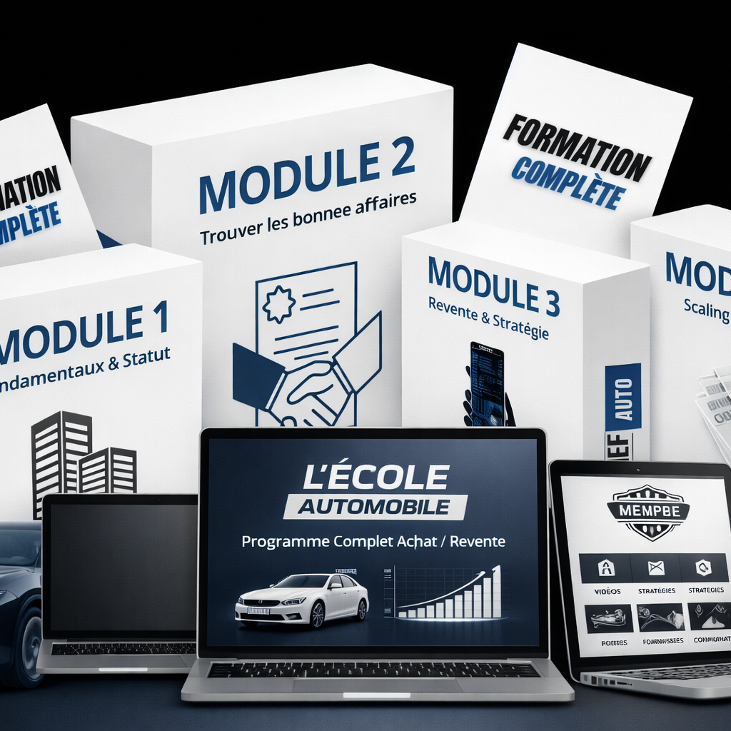 Gagner 3.000 à 9.000€ avec l'achat vente auto